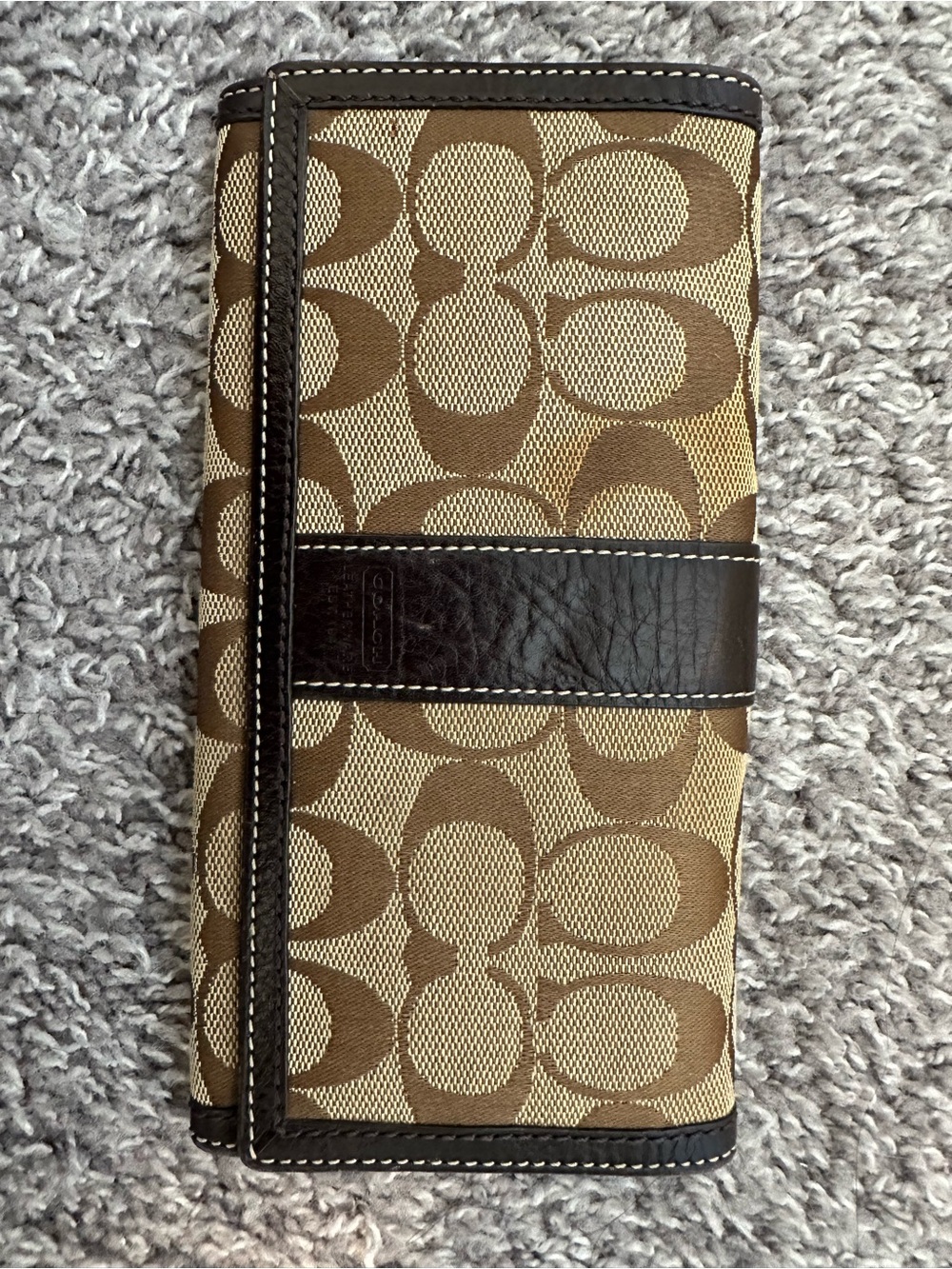 Vintage Coach Signature Brown Wallet